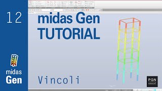 Midas Tutorial 12 ITA  Vincoli Boundaries [upl. by Dempsey]