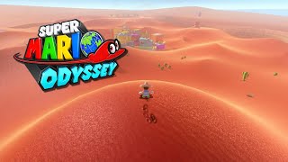 Super Mario Odyssey  Sand Kingdom  Top of a Dune  63880  100 Walkthrough [upl. by Odrareve]