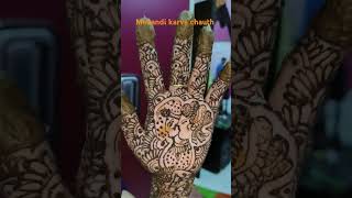 Mehndi hai rachnewali mehndi mehndidesign krwachauthmehndi karwachauth mehndihairachnewali [upl. by Adnaugal610]