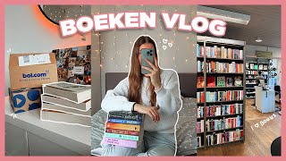 BOEKEN VLOG 💘 Boek shoppen  mega shoplog amp veel lezen 📖 ☕️ [upl. by Eceirahs]