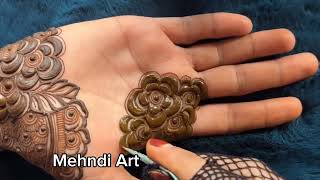 Mehndi Design  Beautiful Floral Design  Eid Mehndi Design [upl. by Ataynek]