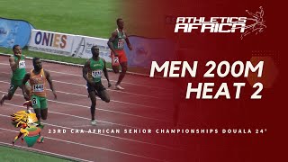 Mens 200m Heat 2  2024 African Athletics Senior Championships  DOUALA 24 [upl. by Seravaj220]