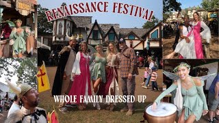 I MADE MY WHOLE FAM DRESS UP FOR THE RENAISSANCE FESTIVAL [upl. by Enrico]