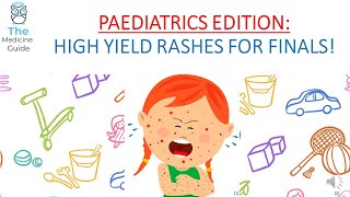 PAEDIATRICS EDITION HIGH YIELD RASHES FOR FINALS [upl. by Ivar]