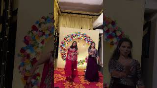 Dhating Naach Wedding Eve Dance  Kavya amp Neha trending bollywood youtubeshorts sisters [upl. by Aicirt]