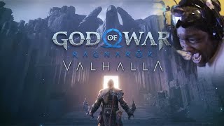 BROI AM SWEATING EVERYWHERE GOW RAGNAROK VALHALLA DLC REACTION [upl. by Hallock]