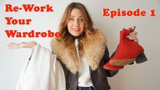 Rework Your Wardrobe Ep1  70s Fur Collar Coat Everlane Boots Vintage Wide Leg Pants  Tiny Acorn [upl. by Atener]