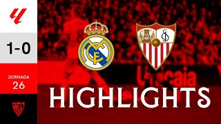 Real Madrid vs Sevilla FC 10 LALIGA  Resumen [upl. by Nalid]