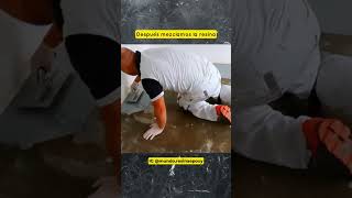 como hacer un piso con resina epóxica resinaepoxica resinaepoxy epoxy resinaepoxi epoxyfloors [upl. by Sirc571]