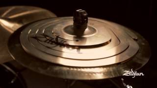 Zildjian Cymbal Stacker  12quot Spiral Stacker over a 14quot A Custom EFX [upl. by Itnahsa]