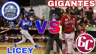 Licey Vs Gigantes [upl. by Hayyim]