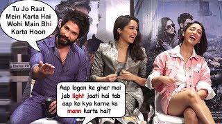 Shahid amp Shraddha Kapoor TROLLS Reporter Asking Embarrassing Questions At Batti Gul Meter Chalu [upl. by Melanie]