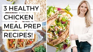 Healthy Meal Prep HACK Shredded Chicken 3 Ways for EASY DELICIOUS Weeknight Dinners [upl. by Scribner]