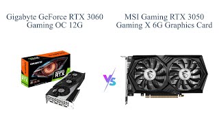 GIGABYTE GeForce RTX 3060 vs MSI RTX 3050 🎮 Graphics Card Comparison [upl. by Anele]