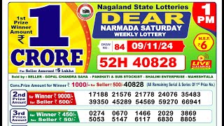 🔴Lottery Sambad Today 0100pm 091124 Dear Lottery Result Pdf Download [upl. by Amilas181]