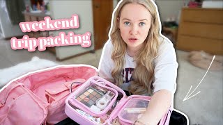 packing for a roadtrip back home amp chatty grwm [upl. by Atilol]