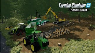 The Best Logging Map In Farming Simulator 22 I Have Ever Seen  Fjorddal  FS22  Forestry [upl. by Gerome900]