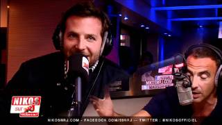 Nikos Aliagas amp Bradley Cooper appellent Zach Galifianakis  Le 69 NRJ [upl. by Doowle]