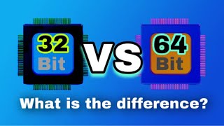 32Bit vs 64Bit Explained [upl. by Tnemelc]