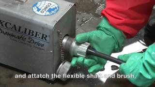 Heat Exchanger Cleaning with Excaliber Tube Cleaner [upl. by Fafa]