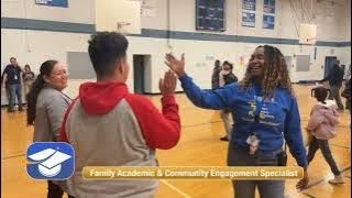 Smiling quotFACESquot greet parents and community members at Graham Park family engagement night event [upl. by Netsrak]