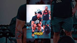 POSIÇÃO CORRETA NO TERRA ✅️ QUADRIL treinodeforça crossfit musculação [upl. by Reteid]