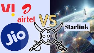 Starlink VS Jio Vi Airtel in India [upl. by Kakalina]