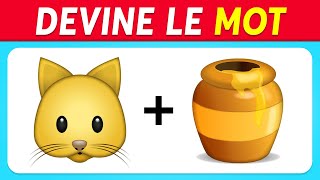 Devine le MOT en ÉMOJIS  Quiz Émoji [upl. by Lockhart]