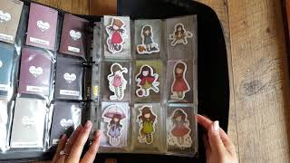 Santoro Gorjuss Girls Mini Stamps Complete Collection ALL 60 no1  no60 amp Project Share [upl. by Aerdnod]