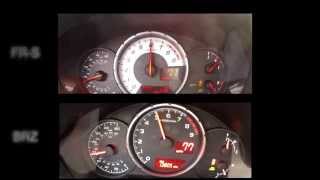 TURBO BRZ vs STOCK FRS 060 AND ACCELERATION [upl. by Olegnad]