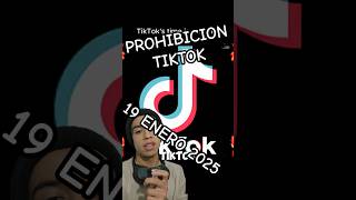 tiktok bytedance prohibición baneado 2025 [upl. by Acinimod]