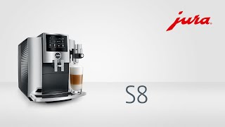 JURA S8  Fully automatic coffee machine [upl. by Yrrum416]