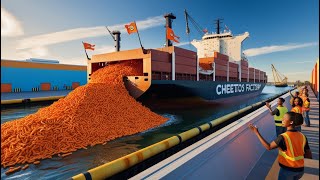 COMO se HACEN los CHIZITOS CHEETOS en LAS FÁBRICAS 175000000 BOLSAS al DÍA [upl. by Nievelt]