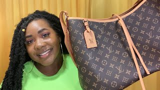 LOUIS VUITTON CARRYALL MM REVIEW [upl. by Aime]