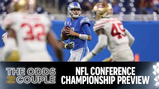 NFL Conference Championship Preview  The Odds Couple [upl. by Belinda105]