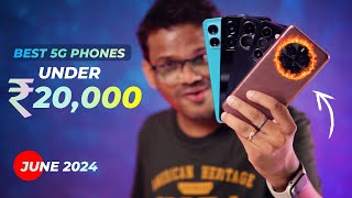 TOP 5 Best 5G Phones Under 20000 in JUNE 2024 l Best Mobile Under 20000 [upl. by Meeharbi616]