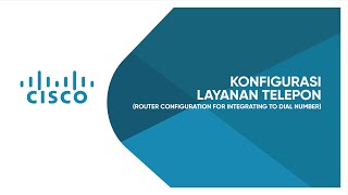 03 KONFIGURASI TELEPON CISCO PACKET TRACER ROUTER CONFIG [upl. by Nawyt]