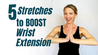 Top 5 Wrist Stretches to BOOST your Wrist Extension [upl. by Eitsrik575]