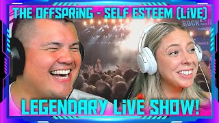 Millennials react to quotThe Offspring  Self Esteem Live BEIquot  THE WOLF HUNTERZ Jon and Dolly [upl. by Anivahs]