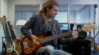 Funk Slap Bass with Double Stops [upl. by Dorette325]