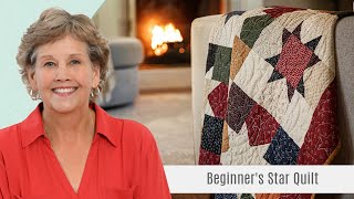 How to Make a Beginners Star Quilt  Free Quilting Tutorial [upl. by Paolo651]