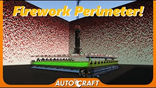 Automatic AutoCrafting Firework Factory In Minecraft AutoCraft ep115 [upl. by Odraode]