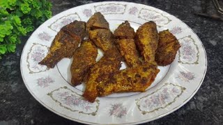 Maharashtrian recipe feesh fray recipe cooking recipe kitchen viral [upl. by Drofniw92]