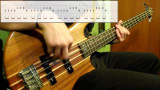 Wonder Woman Theme Bass Cover Play Along Tabs In Video [upl. by Einehpets]