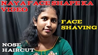 SH Hair Cut is live new women face shaving women face shaving video how to shave sideburns women [upl. by Ail692]