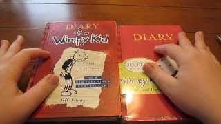 Diary of a Wimpy Kid Journal unboxing and reviewthe lines are blue [upl. by Heidi995]