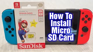 Save Data Transfer To New microSD Card Digital Games Too  Nintendo Switch [upl. by Leksehcey]