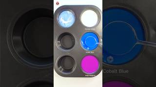 Color mixing 8  Multiple liquid color mixing ASMR colormixing paintmixing asmr [upl. by Assirol]