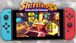 Shiftlings  quirky coop puzzle platformer  Nintendo Switch Release Trailer [upl. by Jillie]