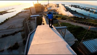 Escaping an INSANE building with a ski slope on the roof [upl. by Radbun]